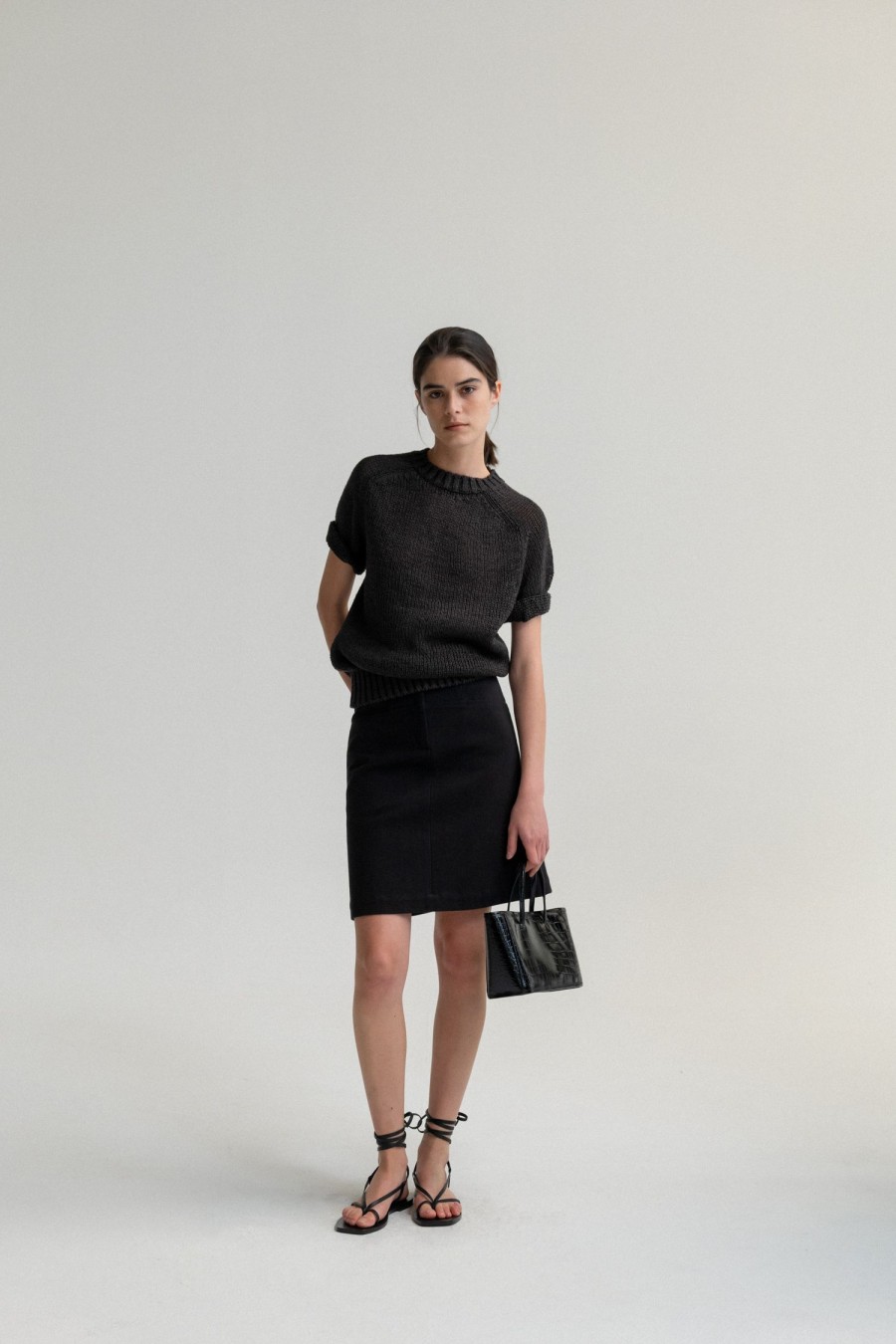 Accessories Nothing written | 15Th / Ain Croco Tote Bag (Black)