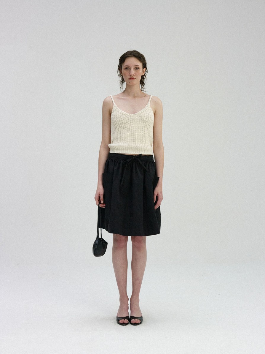 Bottoms Nothing written | 2Nd / Casali Flared Skirt (Black)