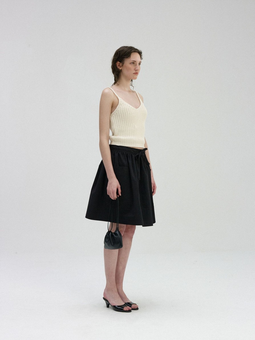 Bottoms Nothing written | 2Nd / Casali Flared Skirt (Black)