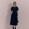 Bottoms Nothing written | Toui Layered Skirt (Black)