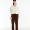 Tops Nothing written | 7Th / Erin Wool V-Neck Pullover (Ivory)