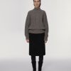 Tops Nothing written | Pastry Turtle Neck Sweater (Black Sesame)