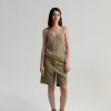 Tops Nothing written | 2Nd / Bamboo V-Neck Sleeveless Knit (Beige Khaki)