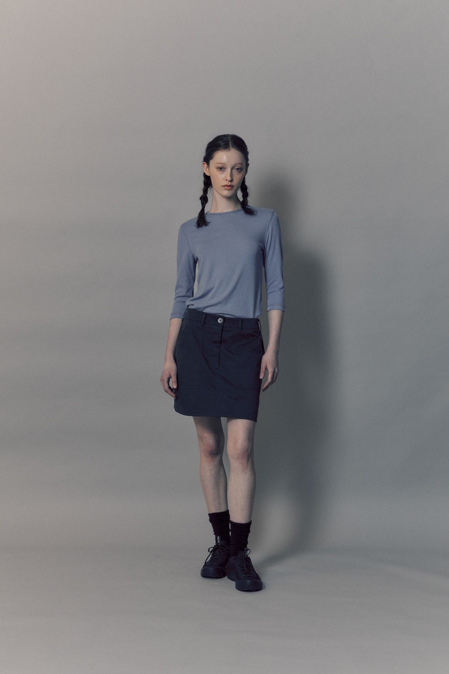 Tops Nothing written | 2Nd / Hana Slim T-Shirt (River)