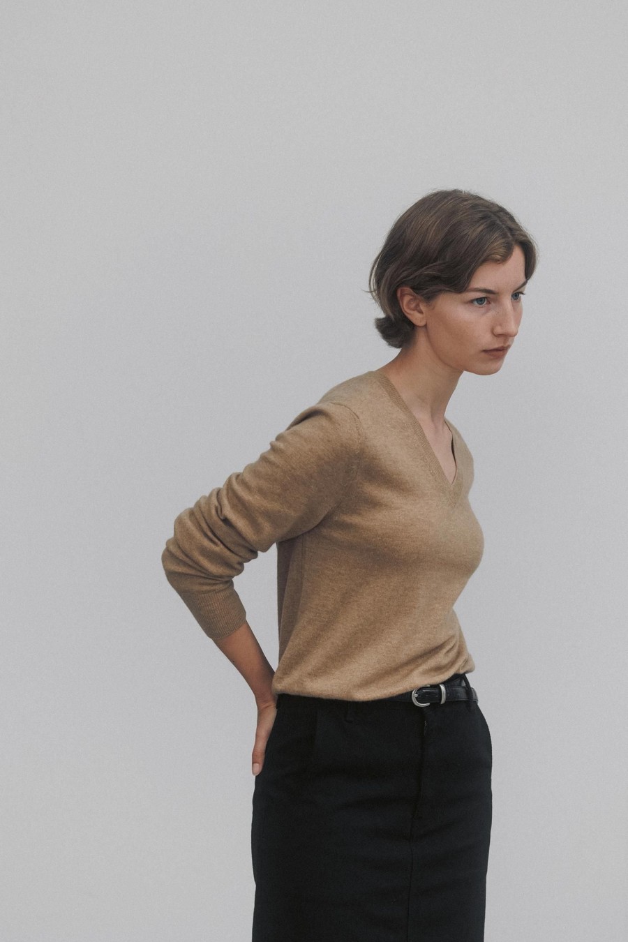 Tops Nothing written | Hany Cashmere Knit (Camel)