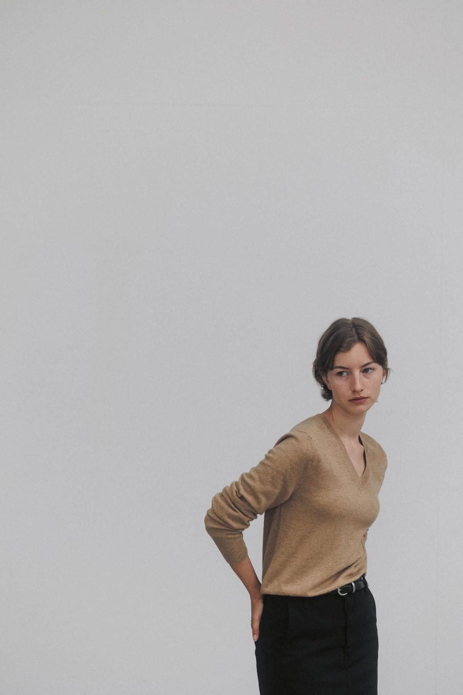 Tops Nothing written | Hany Cashmere Knit (Camel)