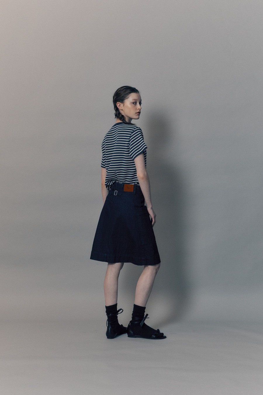 Bottoms Nothing written | 2Nd / Side Pocket Skirt (Indigo)