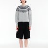 Tops Nothing written | 2Nd / Anne Pattern Pullover (Gray)