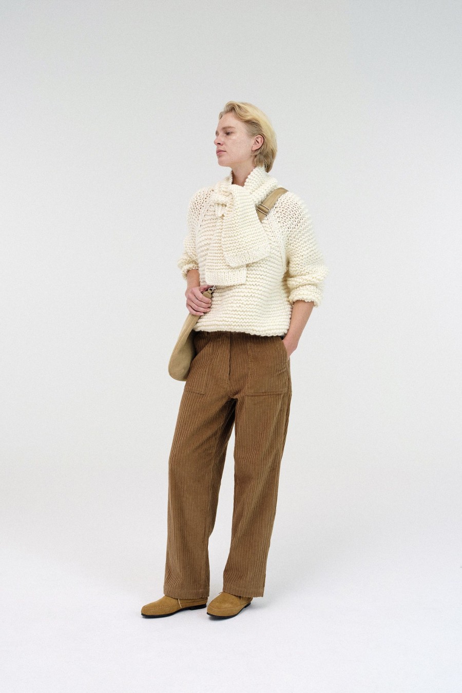 Tops Nothing written | 2Nd / Brre Handmade Round Sweater (Ivory)