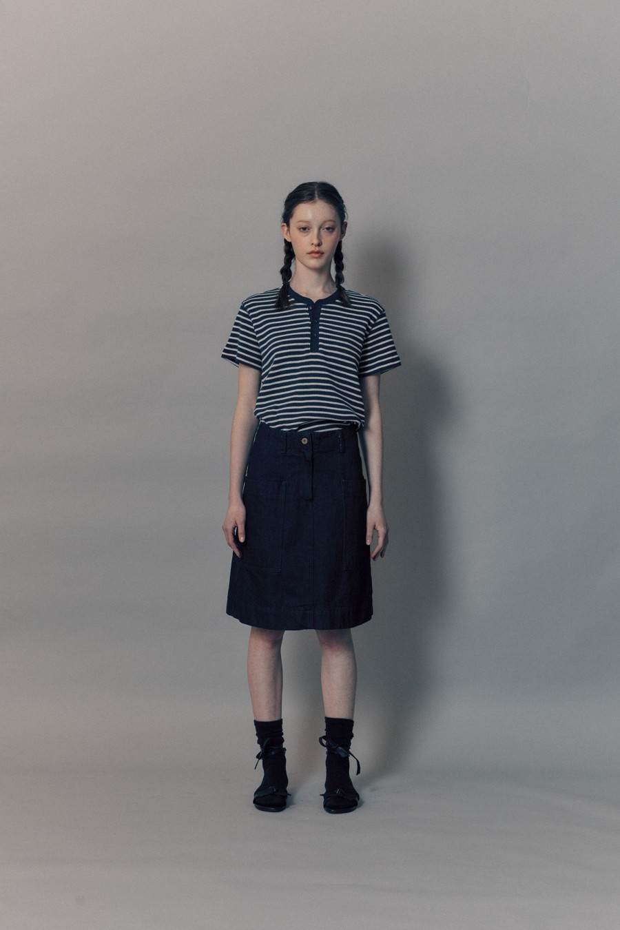 Tops Nothing written | 3Rd / Penico Stripe T-Shirt (Navy)