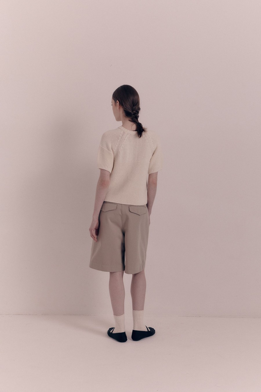 Tops Nothing written | 4Th / Bonnie Short Cotton Pullover (Ivory)