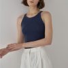 Tops Nothing written | 2Nd / Knit Sleeveless (Dark Blue)