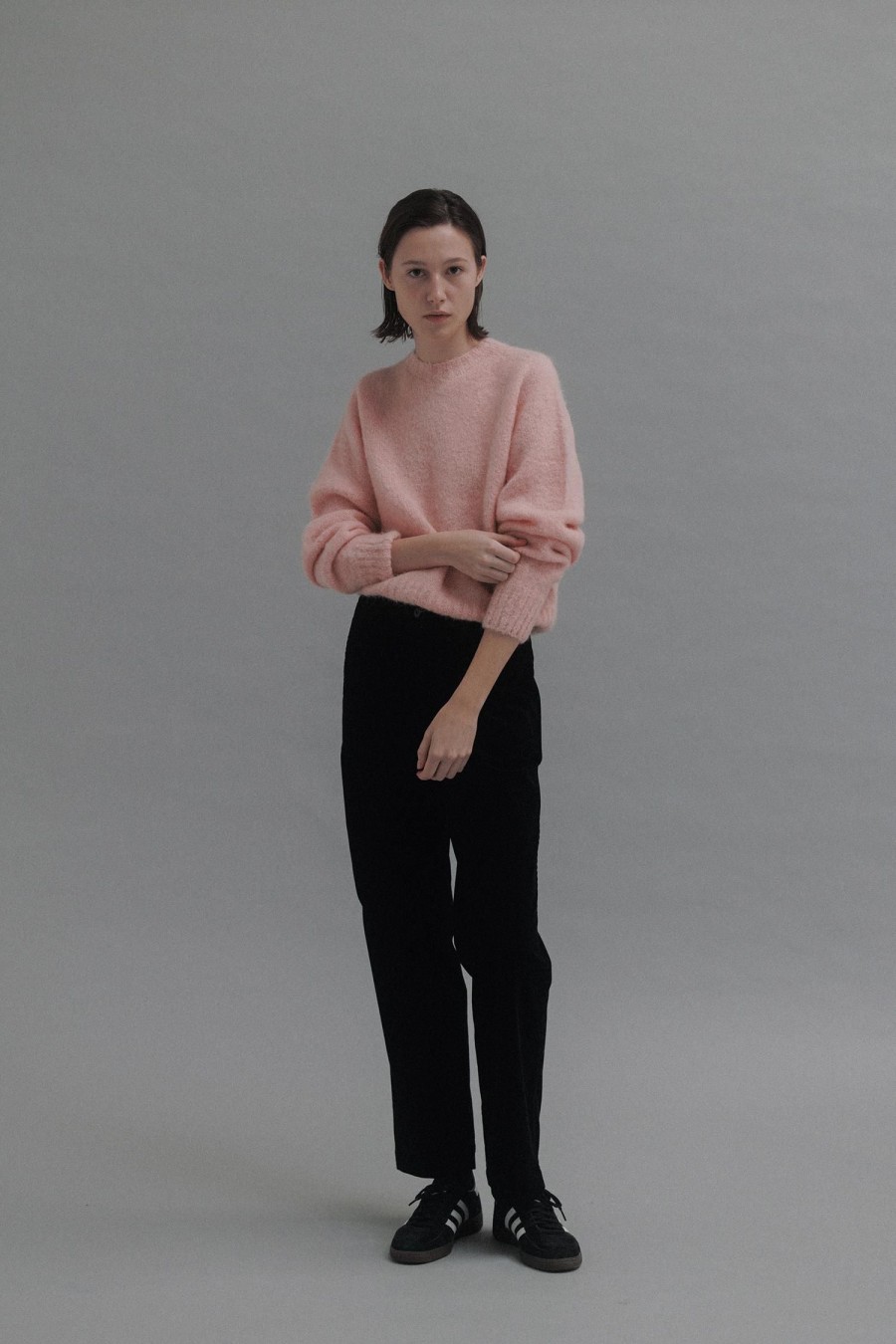 Tops Nothing written | 5Th / Alpaca Pullover Sweater (Baby Pink)