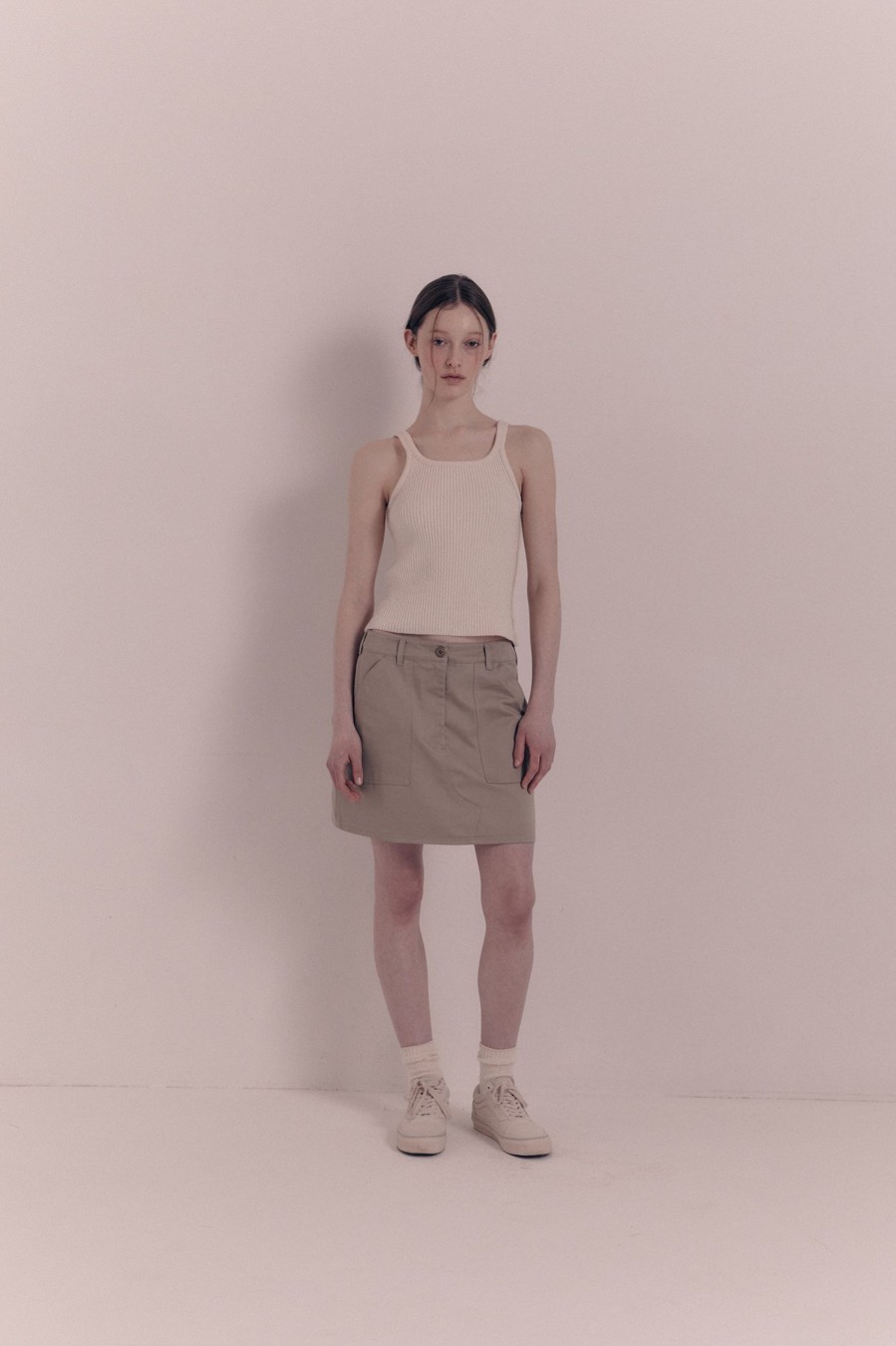 Bottoms Nothing written | 4Th / Sam Mini Skirt (Light Gray)