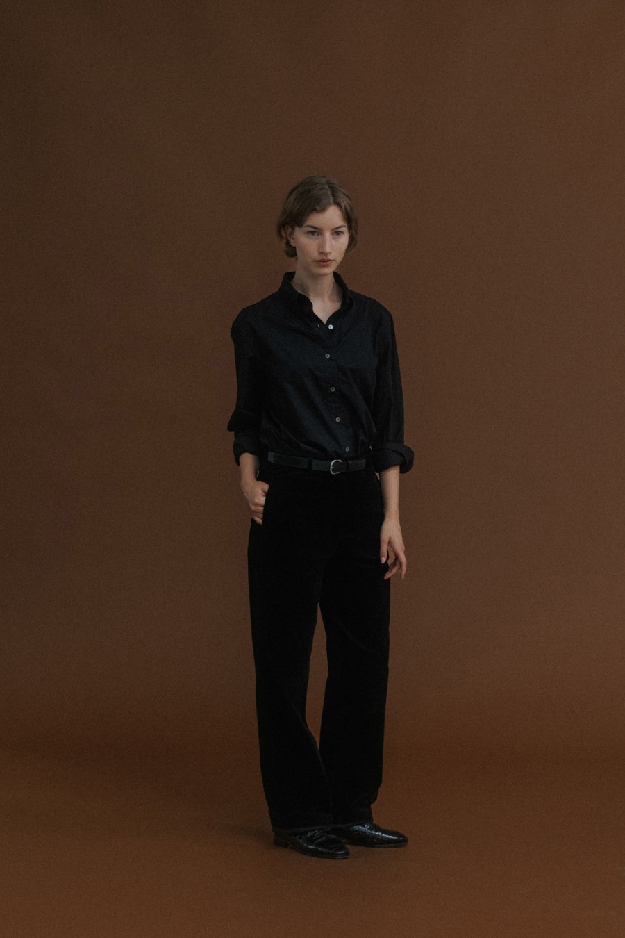 Tops Nothing written | 4Th / Museum Standard Shirt (Black)