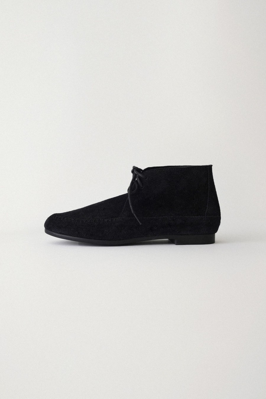 Accessories Nothing written | Suede Moccasin Boots (Black)