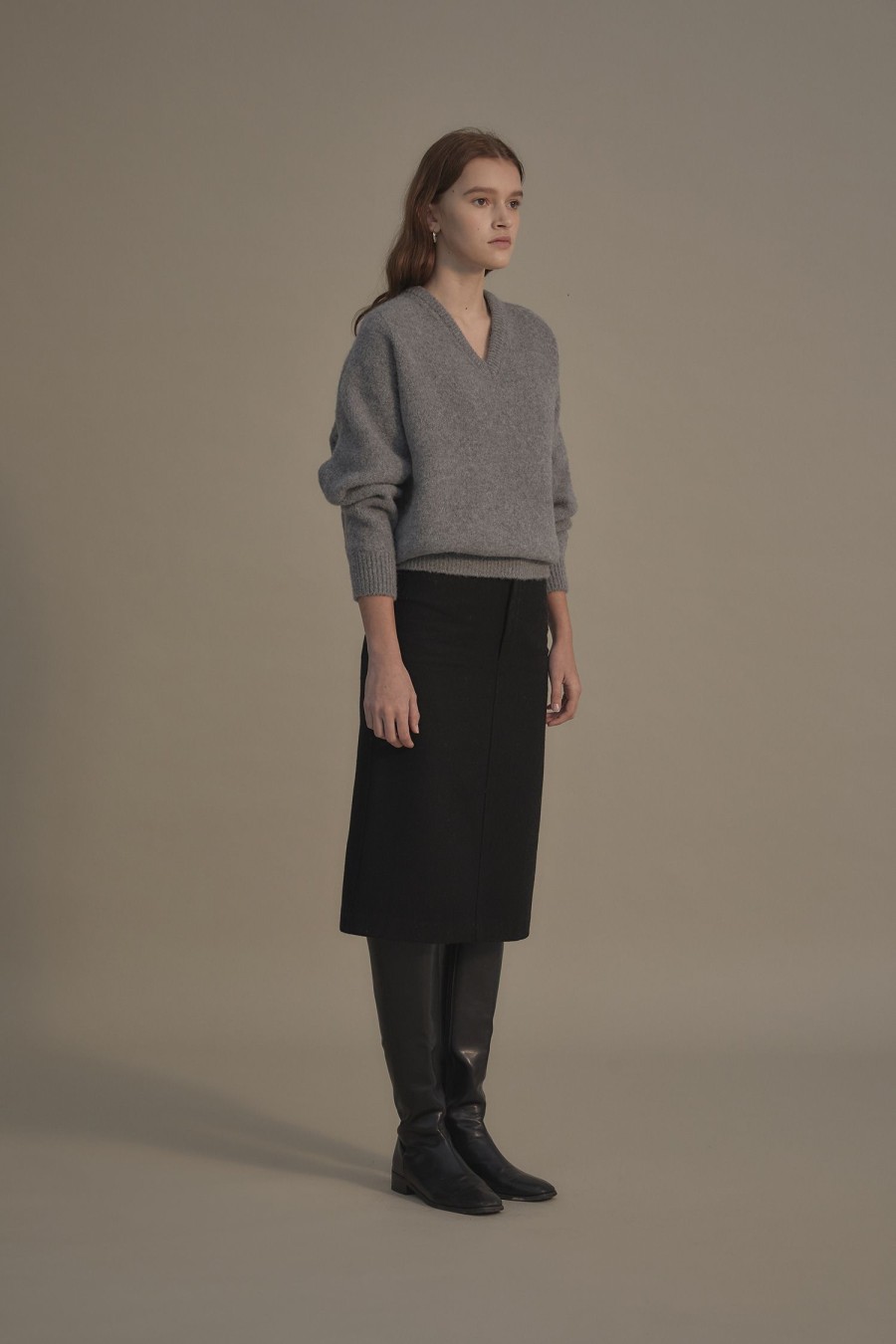 Tops Nothing written | 12Nd / Pound Alpaca Sweater (Gray)