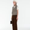 Tops Nothing written | 5Th / Country Cable Knit Vest (Old Brown)