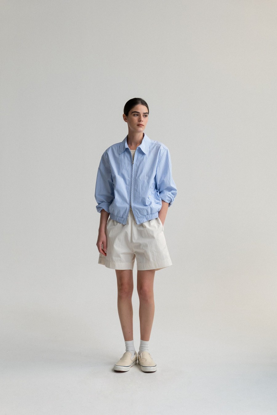 Essentials Nothing written | 2Nd / Marche Summer Blouson (Light Blue)