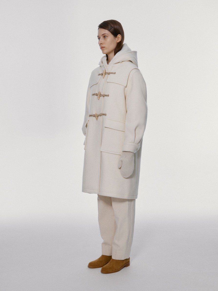 Essentials Nothing written | 7Th / Classic Duffle Coat (Ivory)