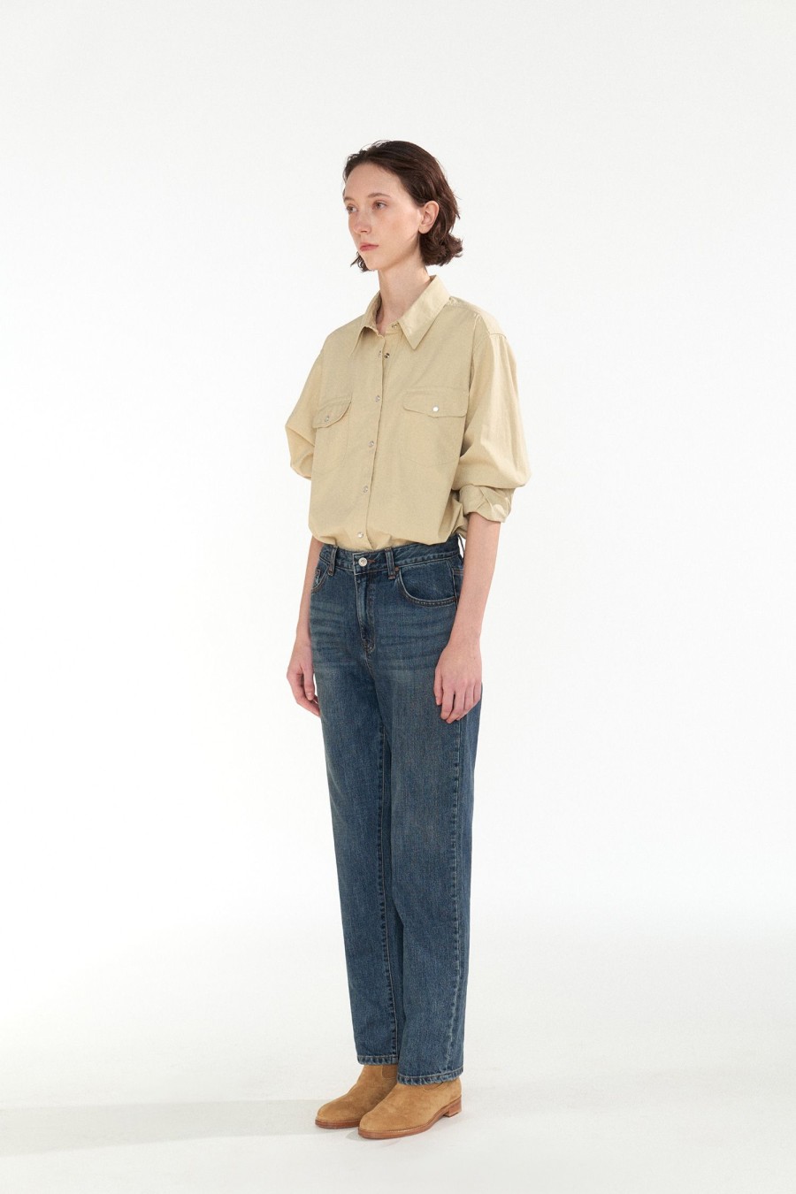 Tops Nothing written | 3Rd / Robert Western Shirt (Mustard)